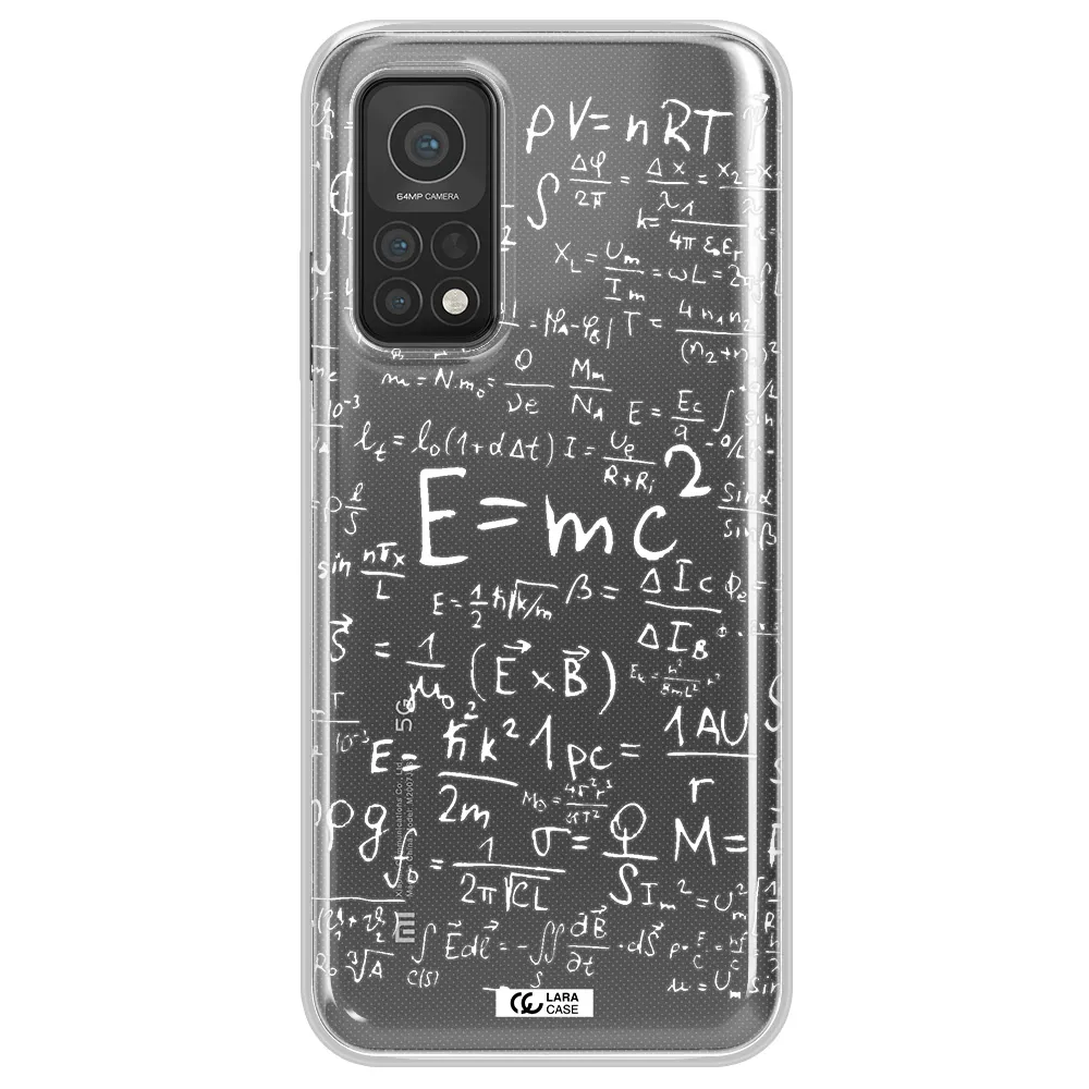 Physics Blackboard Xiaomi Mi 10T Clear TPU Case