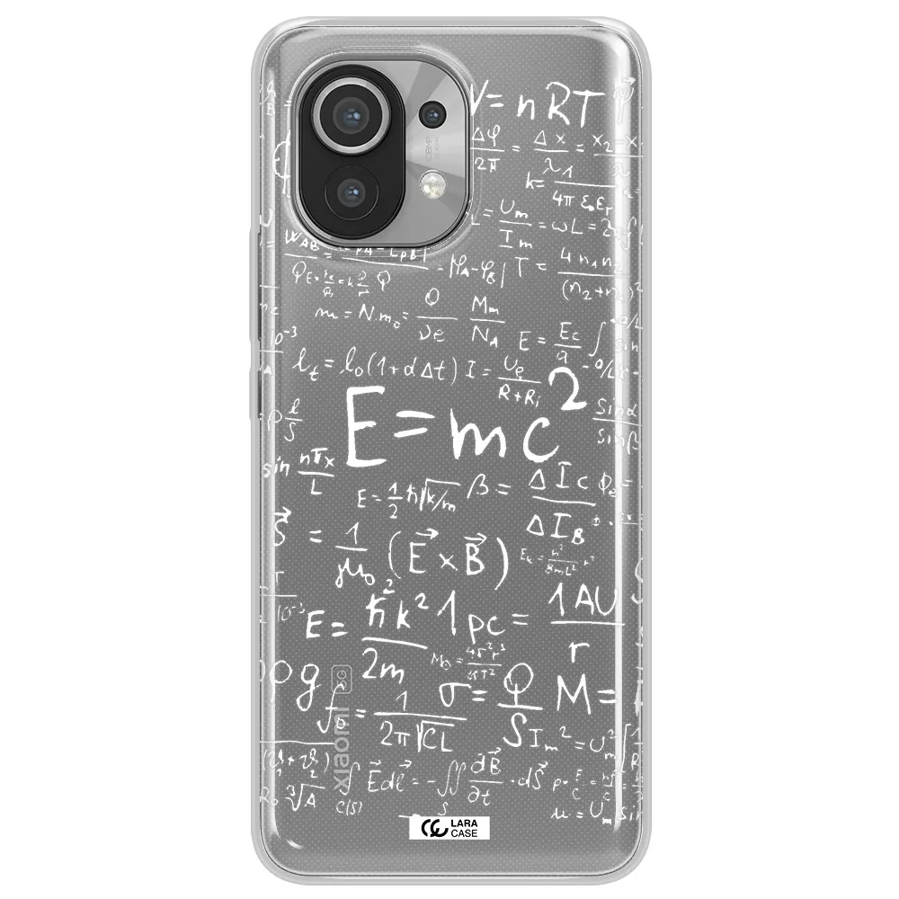 Physics Blackboard Xiaomi Mi 11 Clear TPU Case