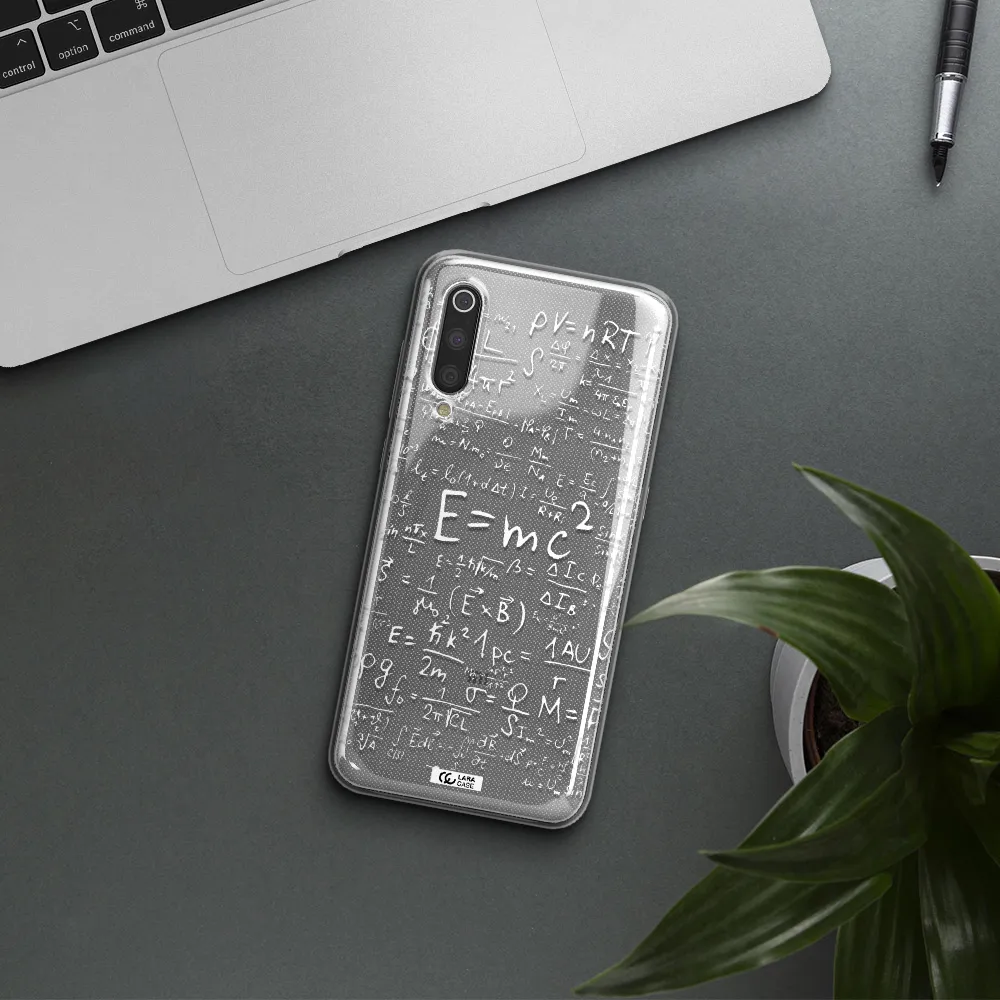 Physics Blackboard Xiaomi Mi 9 Clear TPU Case