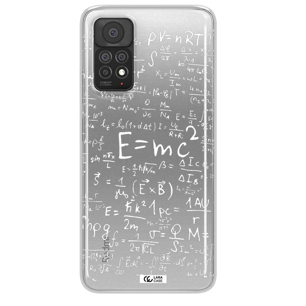 Physics Blackboard Xiaomi Note 11 Pro Clear TPU Case