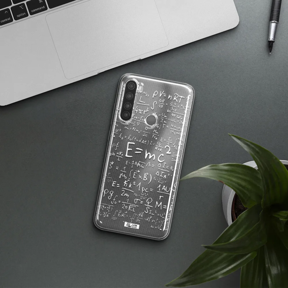 Physics Blackboard Xiaomi Note 8 Clear TPU Case