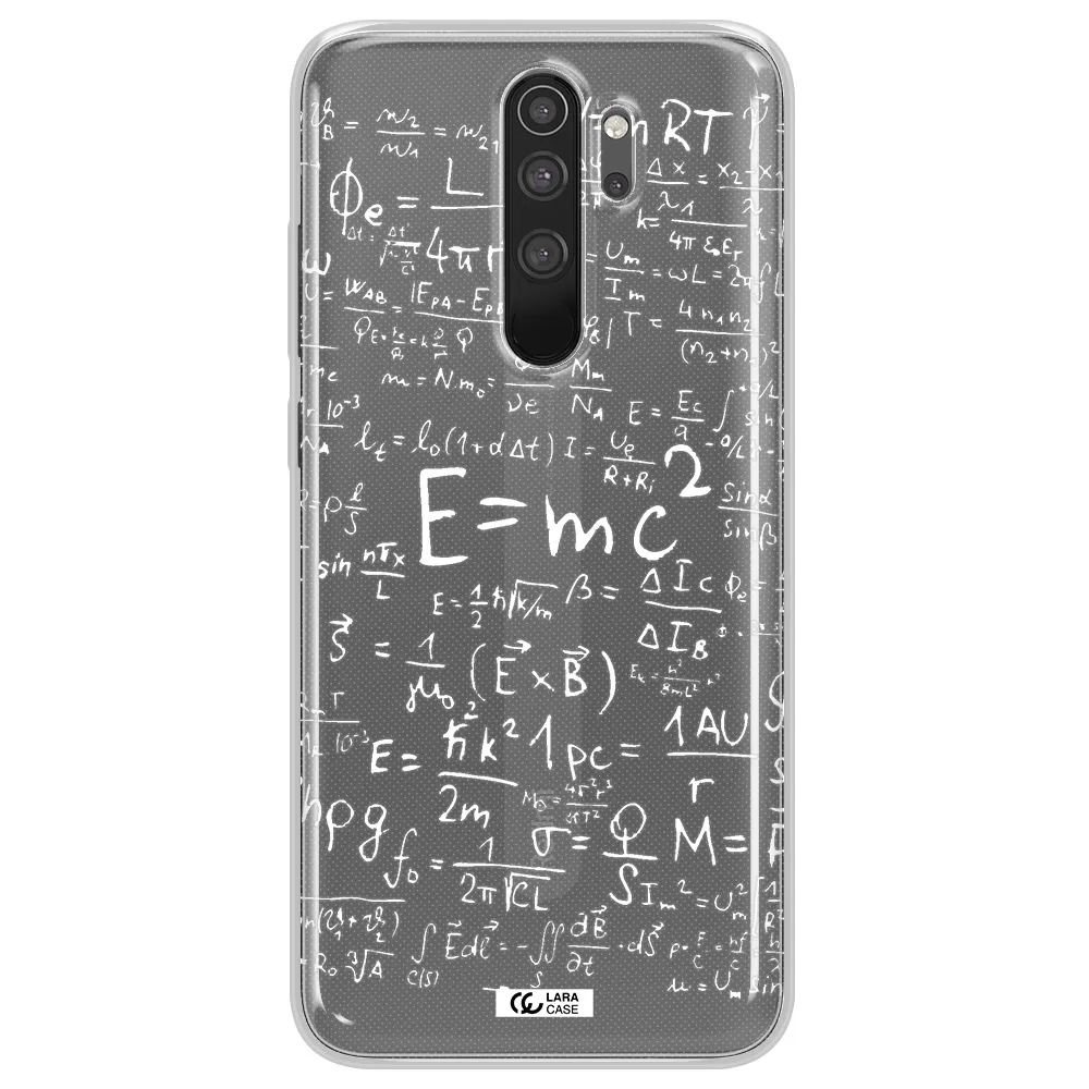 Physics Blackboard Xiaomi Note 8 Pro Clear TPU Case