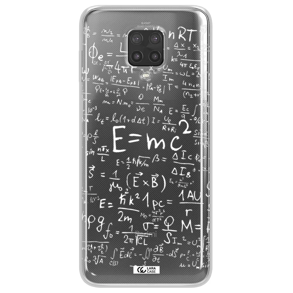 Physics Blackboard Xiaomi Note 9 Pro Clear TPU Case