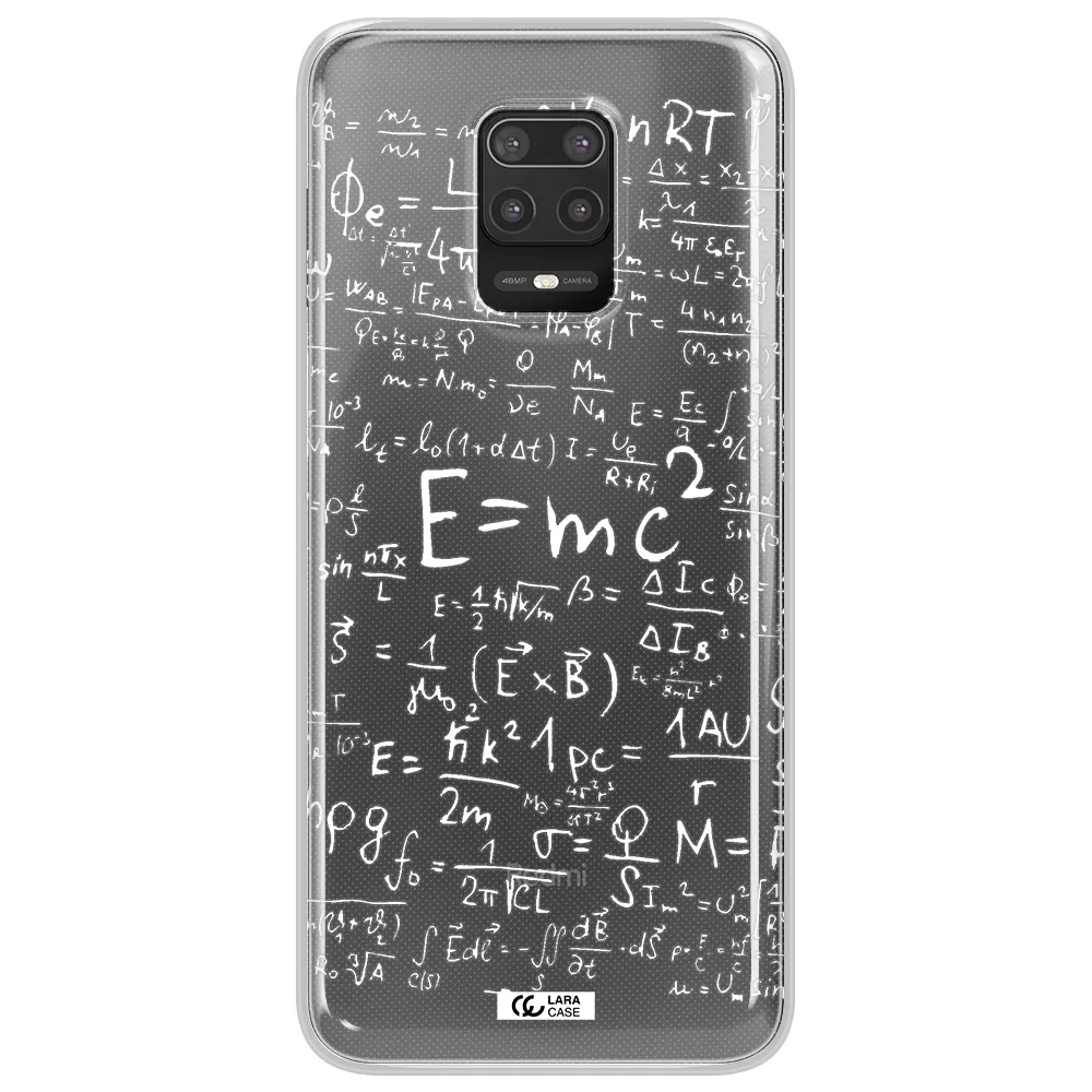 Physics Blackboard Xiaomi Note 9S Clear TPU Case