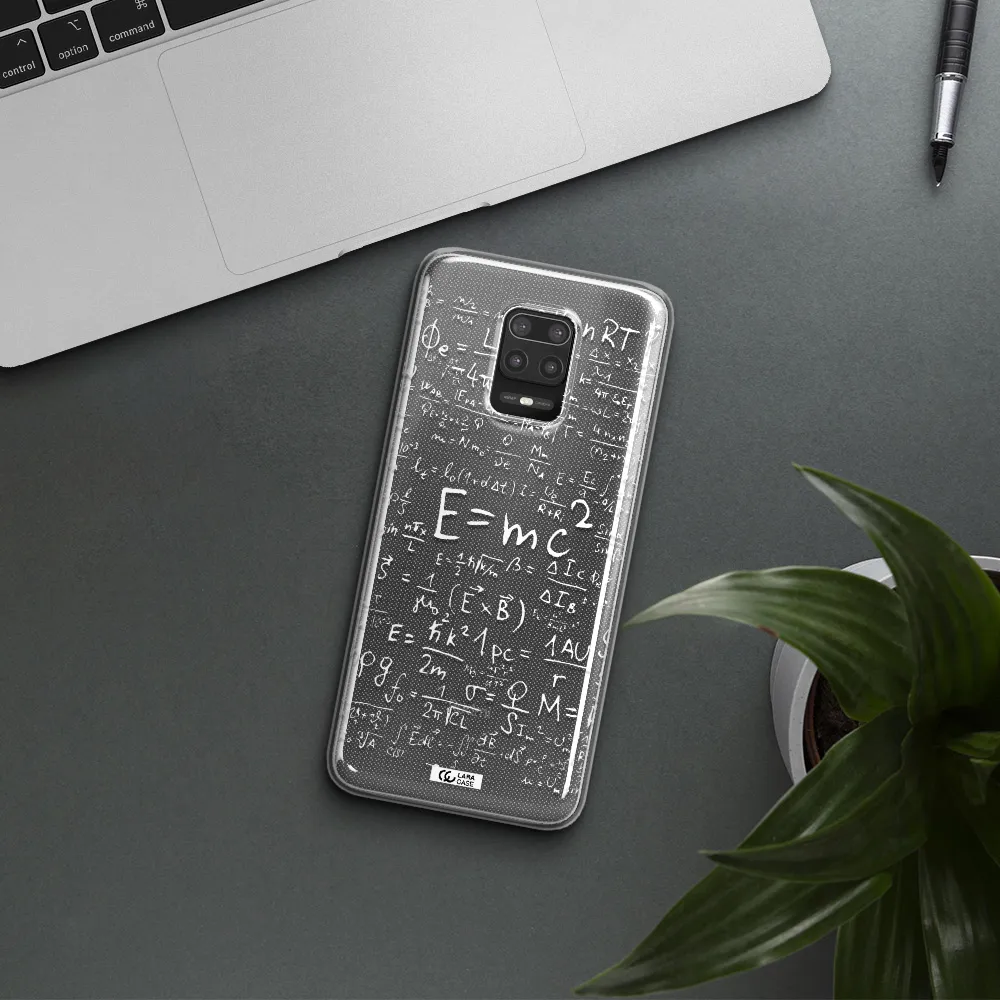 Physics Blackboard Xiaomi Note 9S Clear TPU Case