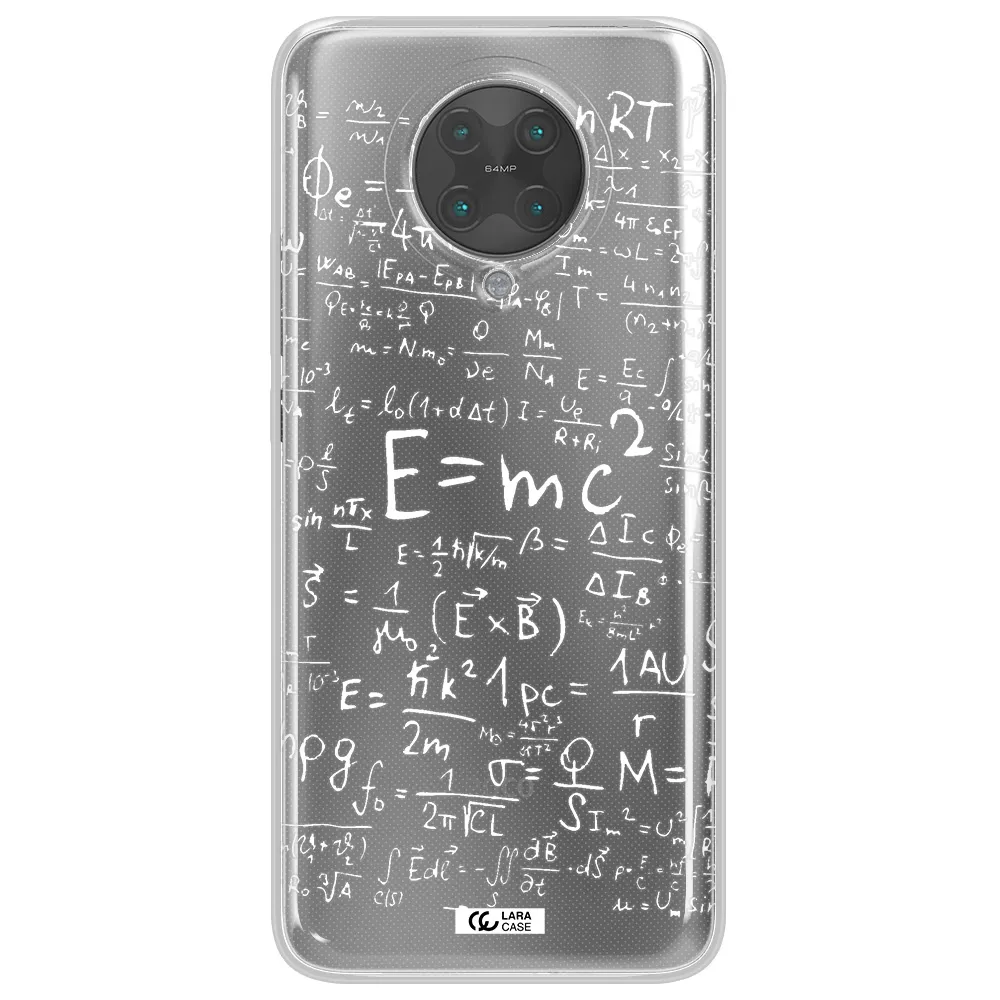 Physics Blackboard Xiaomi Poco F2 Pro Clear TPU Case