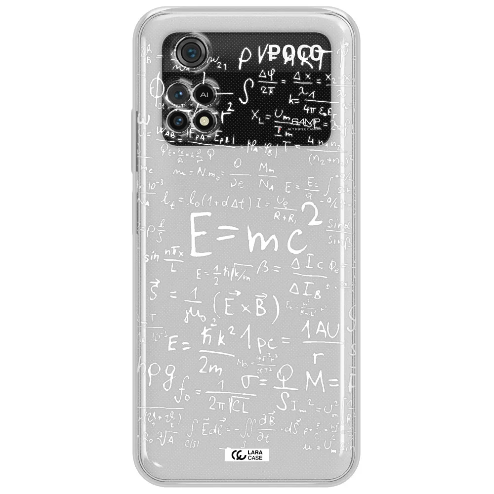 Physics Blackboard Xiaomi Poco M4 Pro 4G Clear Tpu Case