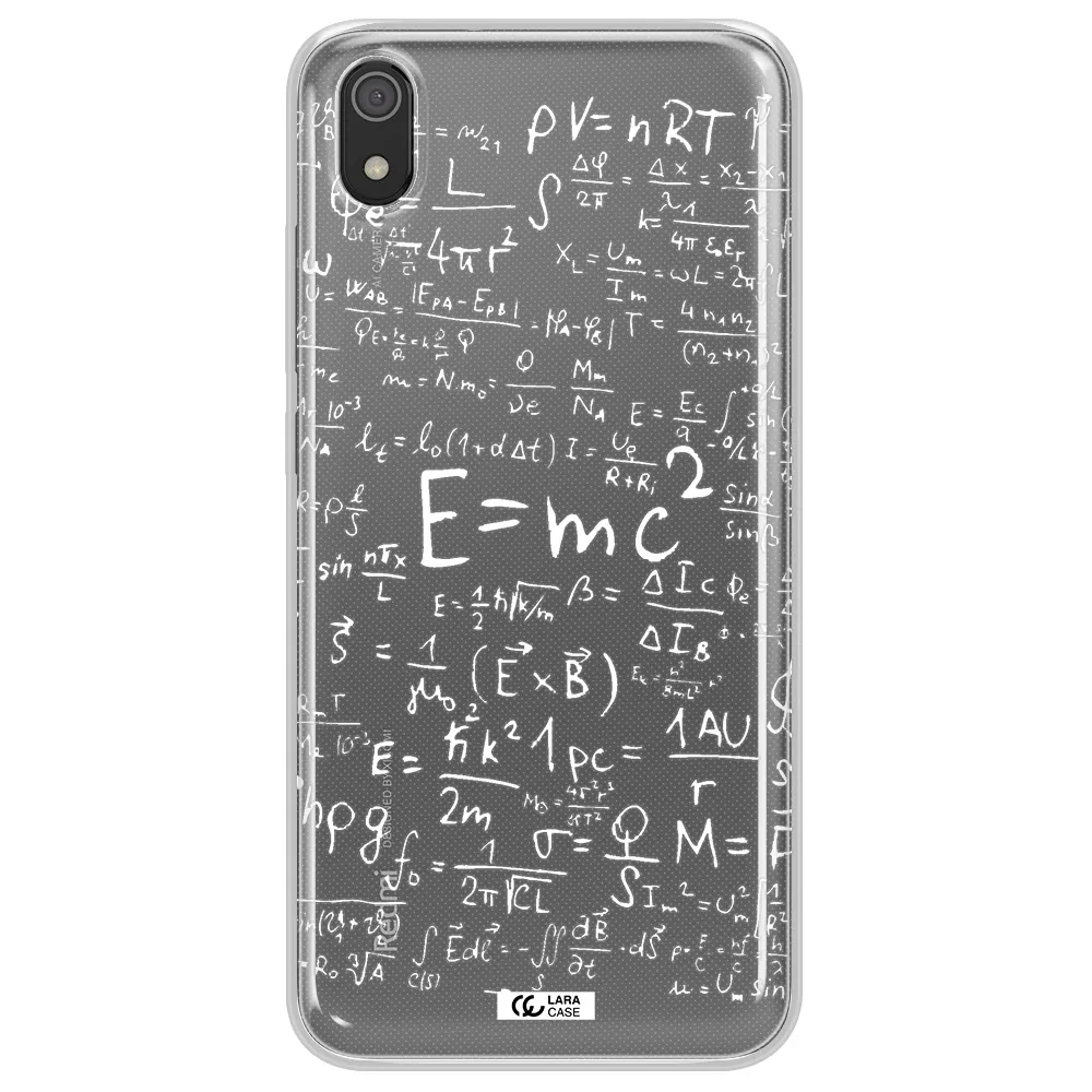Physics Blackboard Xiaomi Redmi 7A Clear TPU Case