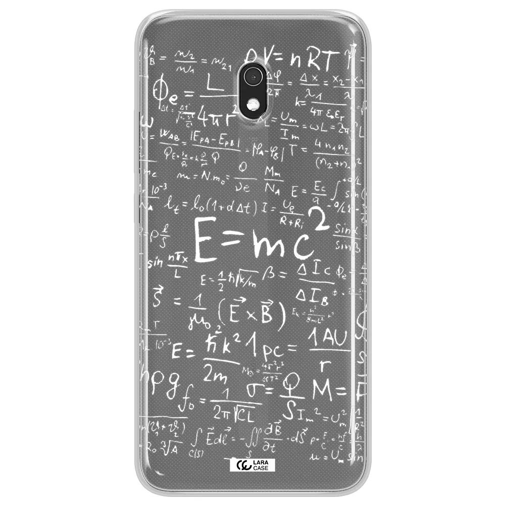 Physics Blackboard Xiaomi Redmi 8A Clear TPU Case