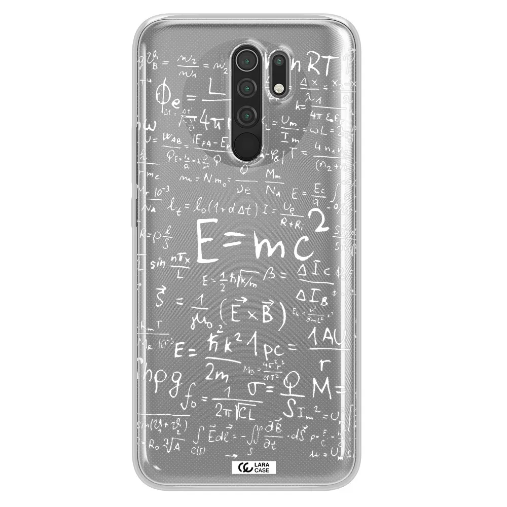 Physics Blackboard Xiaomi Redmi 9 Clear TPU Case