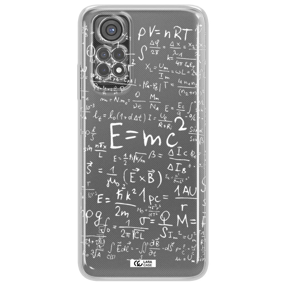 Physics Blackboard Xiaomi Redmi Note 11S Clear Tpu Case