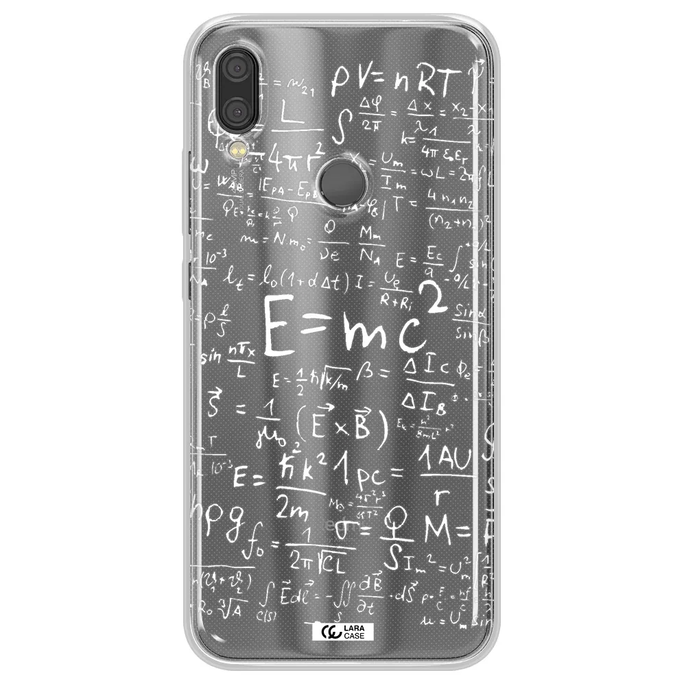 Physics Blackboard Xiaomi Redmi Note 7 Clear TPU Case