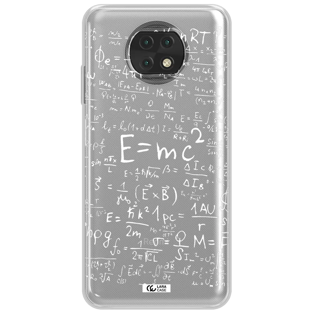 Physics Blackboard Xiaomi Redmi Note 9T Clear Tpu Case