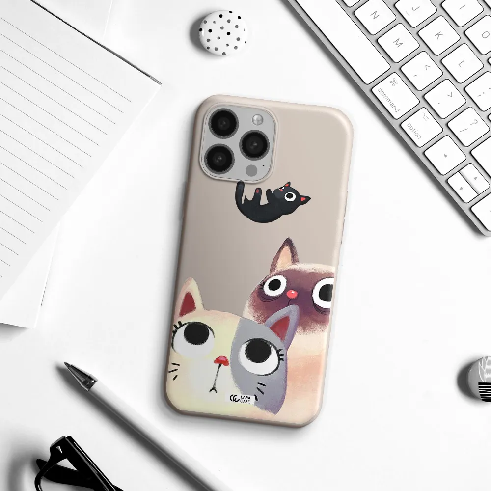 Abstract Grey Flowers Apple iPhone 13 Pro Max Silicone Stone Case