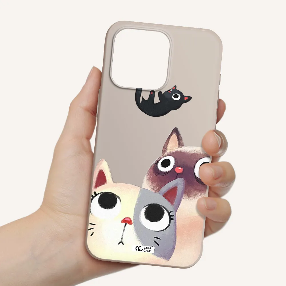 Abstract Grey Flowers Apple Iphone 15 Pro max Silicone Stone Case