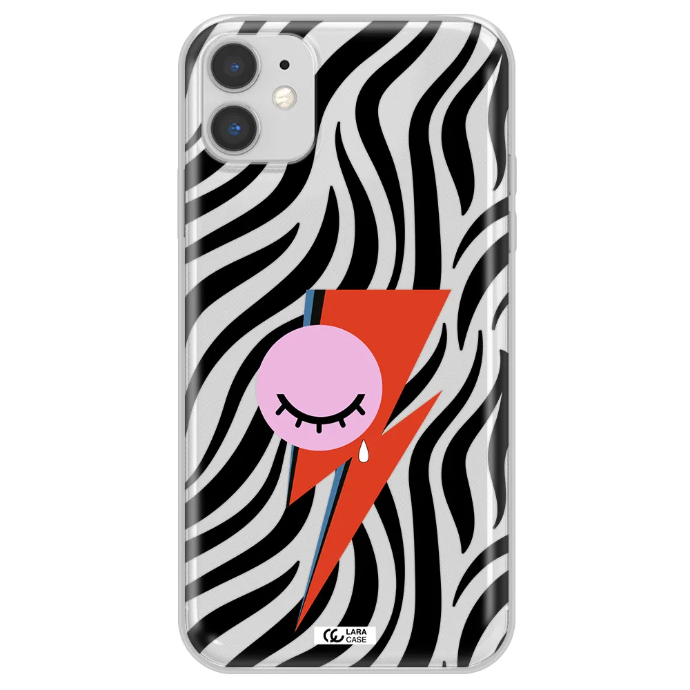 David Bowie Symbol Apple iPhone 11 Clear TPU Case