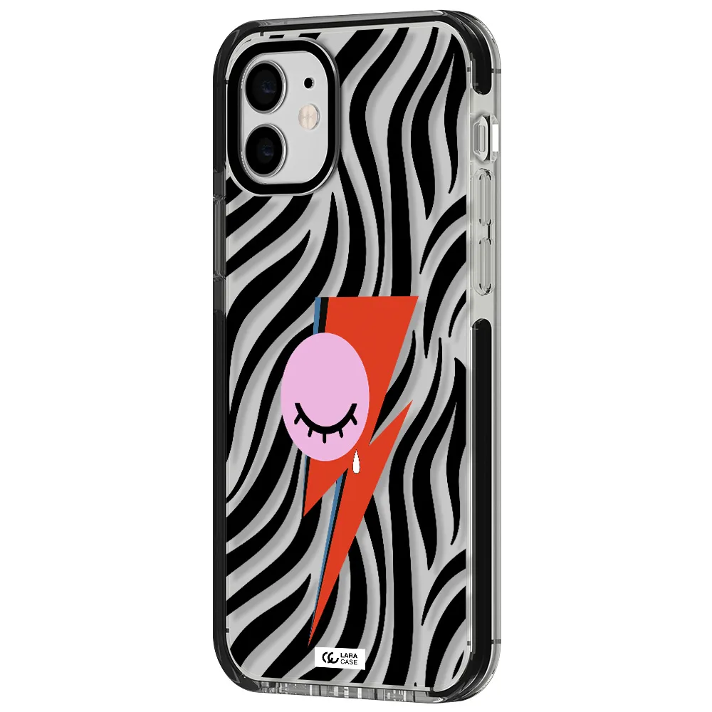 David Bowie Symbol Apple iPhone 11 impact black border Case