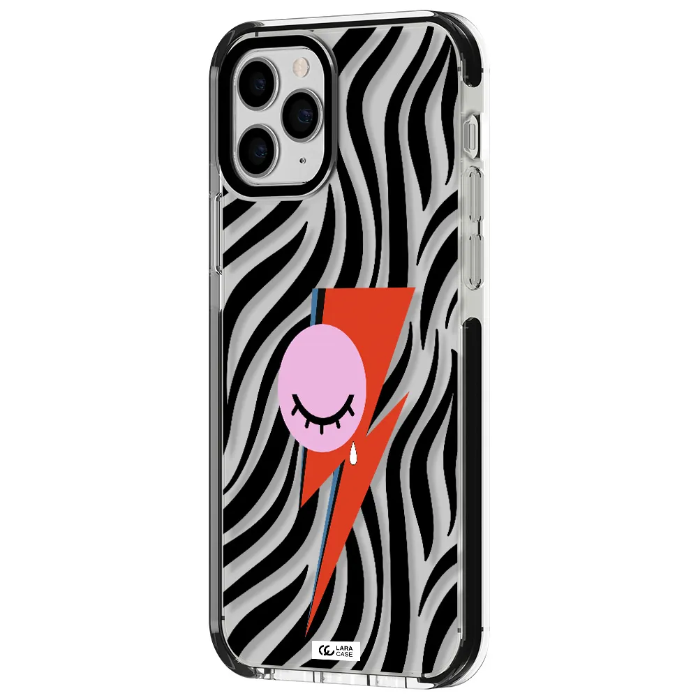 David Bowie Symbol Apple iPhone 11 pro impact black border Case