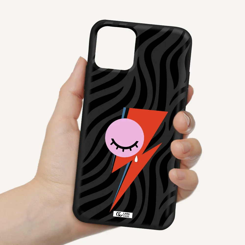 David Bowie Symbol Apple iPhone 11 pro max Silicone black Case