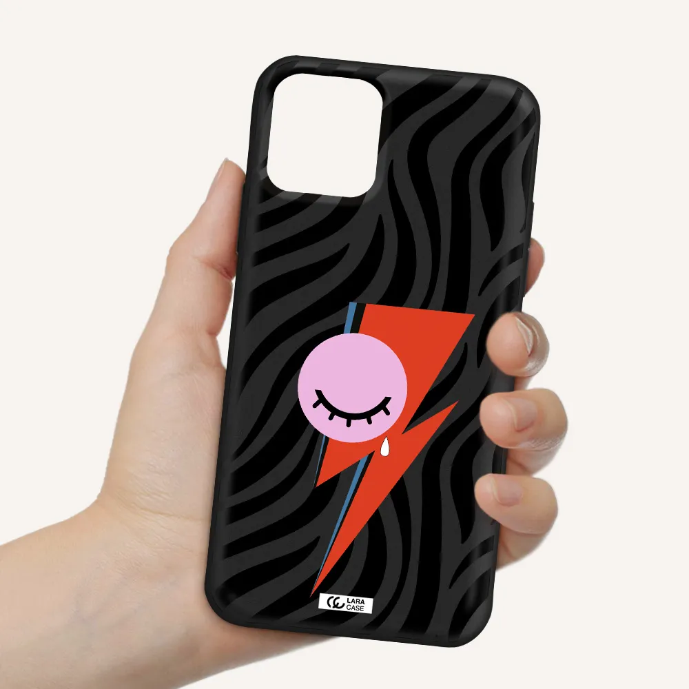 David Bowie Symbol Apple iPhone 11 pro Silicone black Case