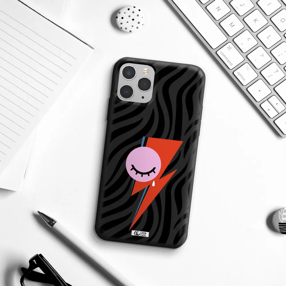 David Bowie Symbol Apple iPhone 11 pro Silicone black Case