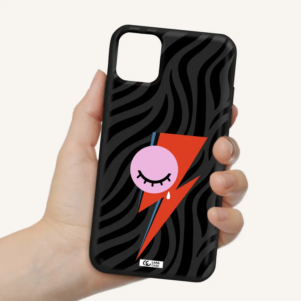 David Bowie Symbol Apple iPhone 11 Silicone black Case