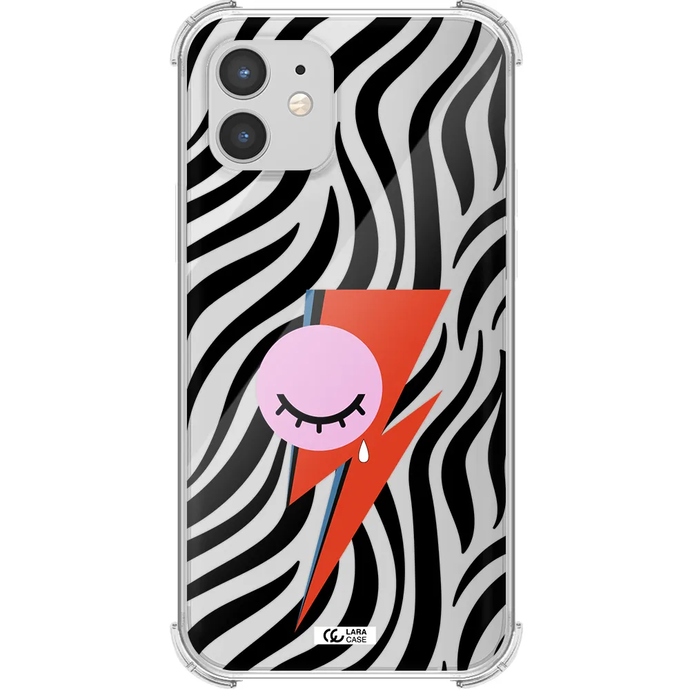 David Bowie Symbol Apple iPhone 12 Clear PC Case