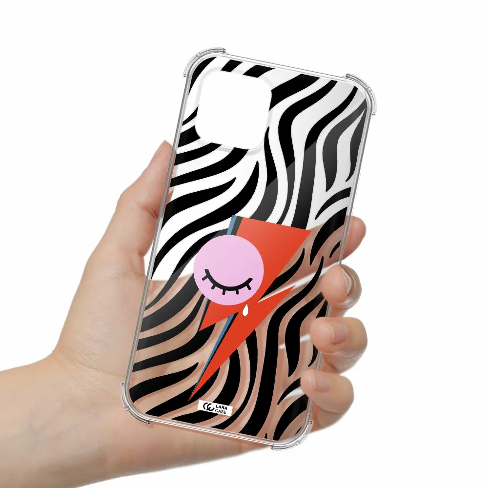 David Bowie Symbol Apple iPhone 12 Clear PC Case