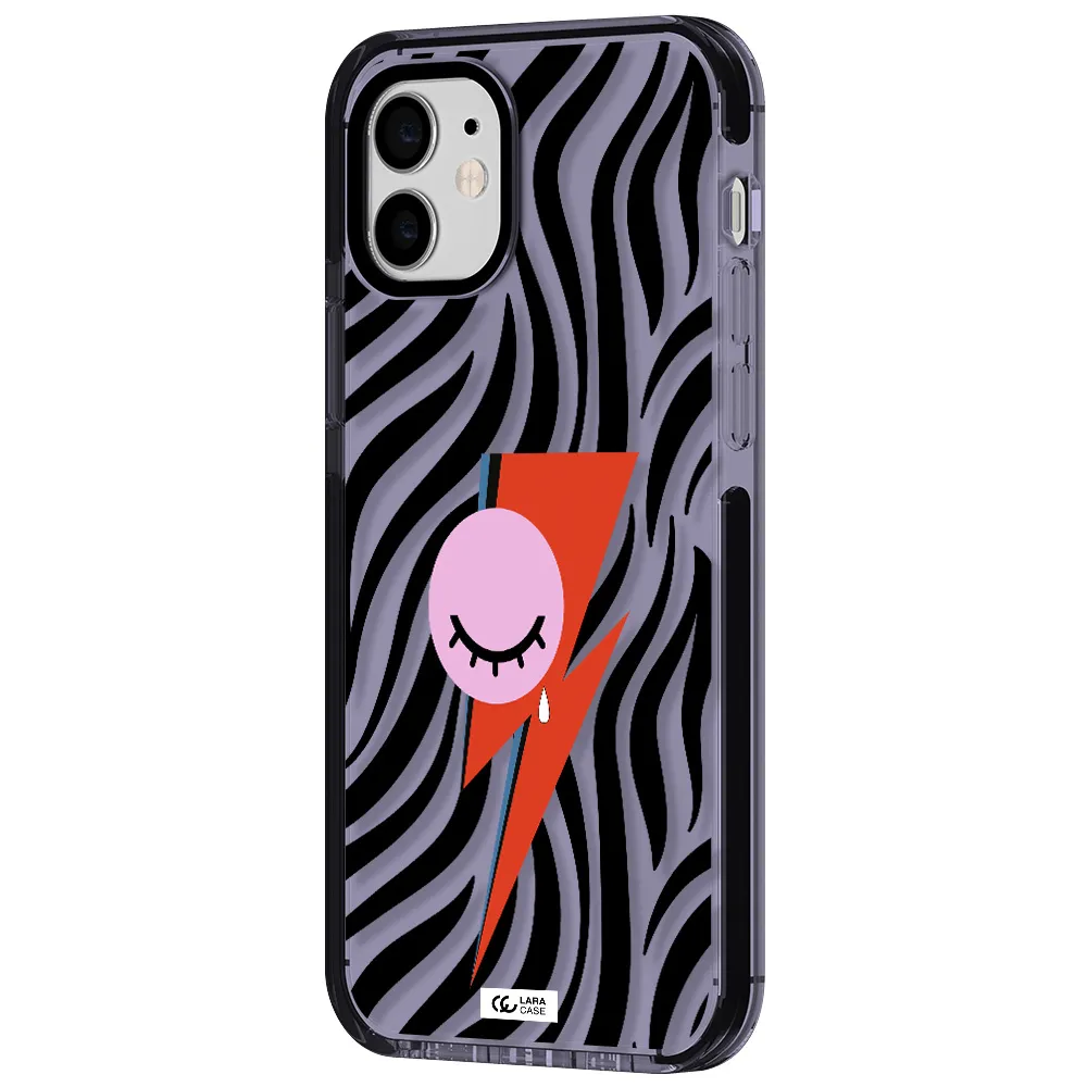 David Bowie Symbol Apple iPhone 12 impact Lilac Case