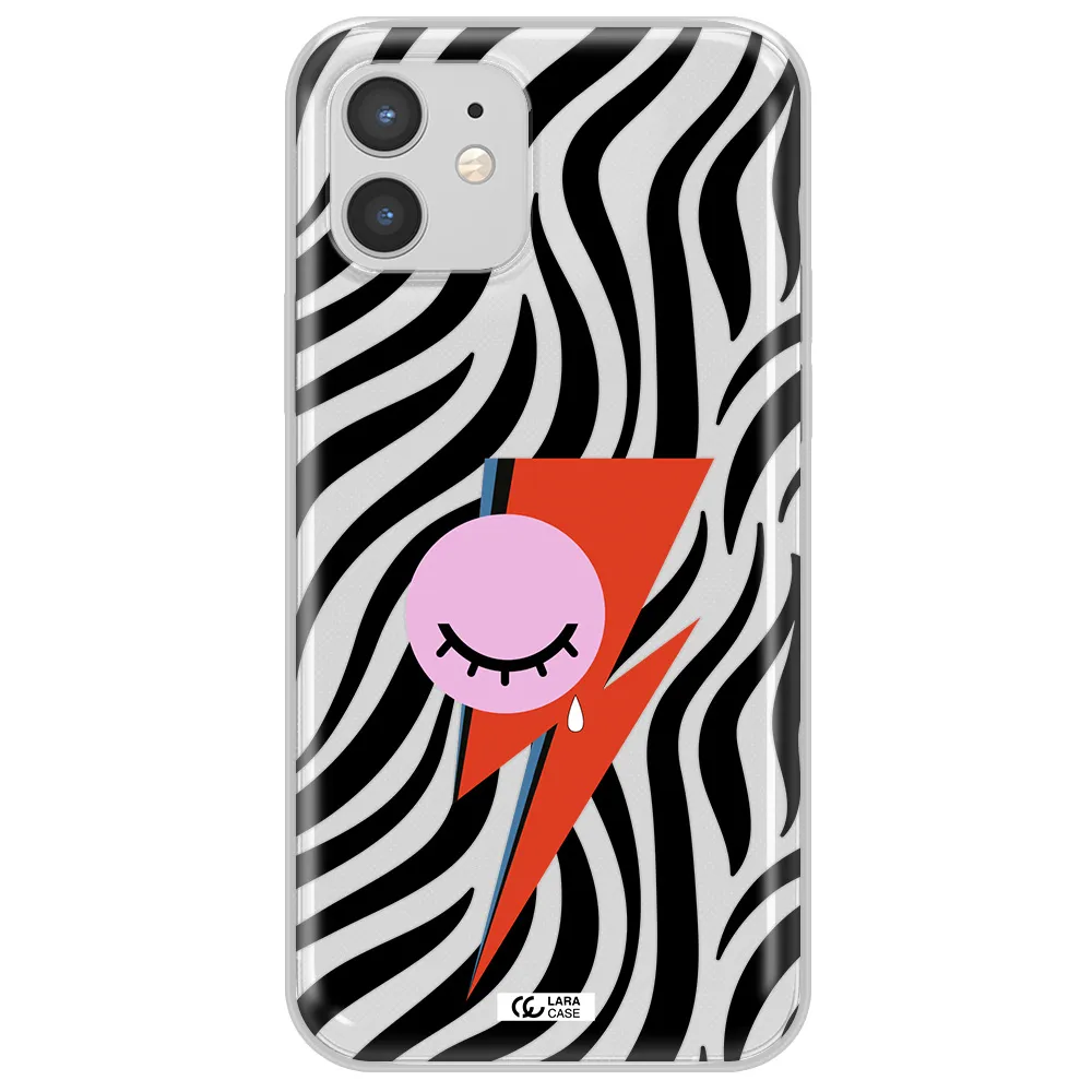 David Bowie Symbol Apple iPhone 12 mini Clear TPU Case