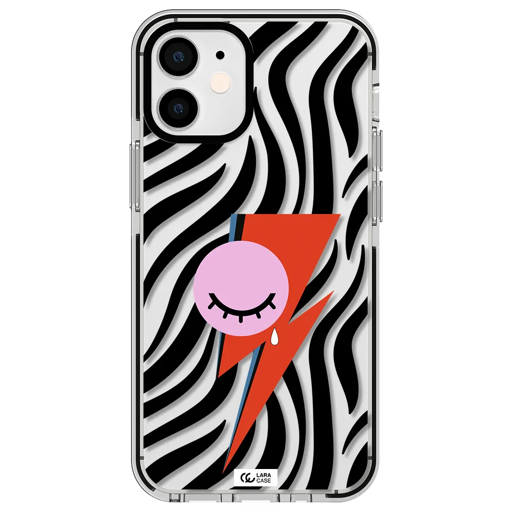 David Bowie Symbol Apple iPhone 12 mini impact black border Case