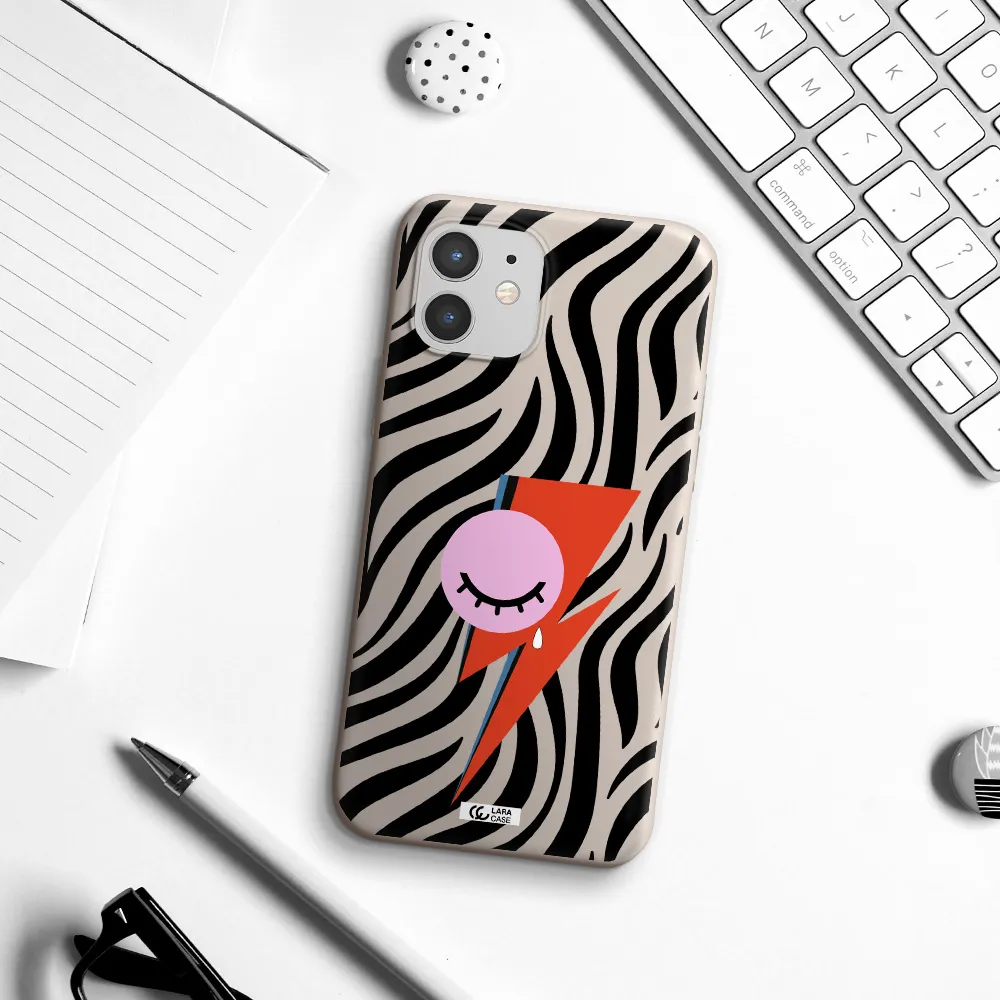 David Bowie Symbol Apple iPhone 12 mini Silicone Stone Case