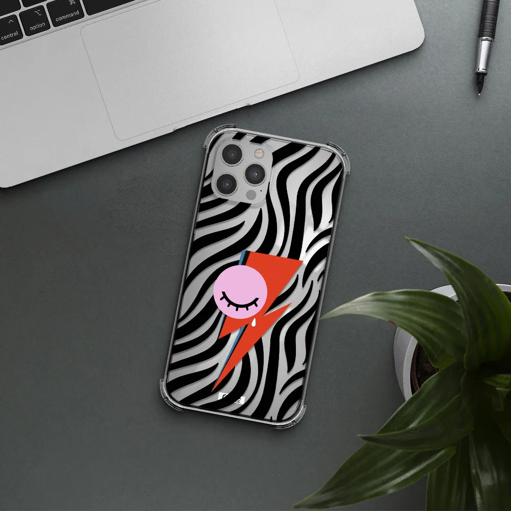 David Bowie Symbol Apple iPhone 12 pro Clear PC Case