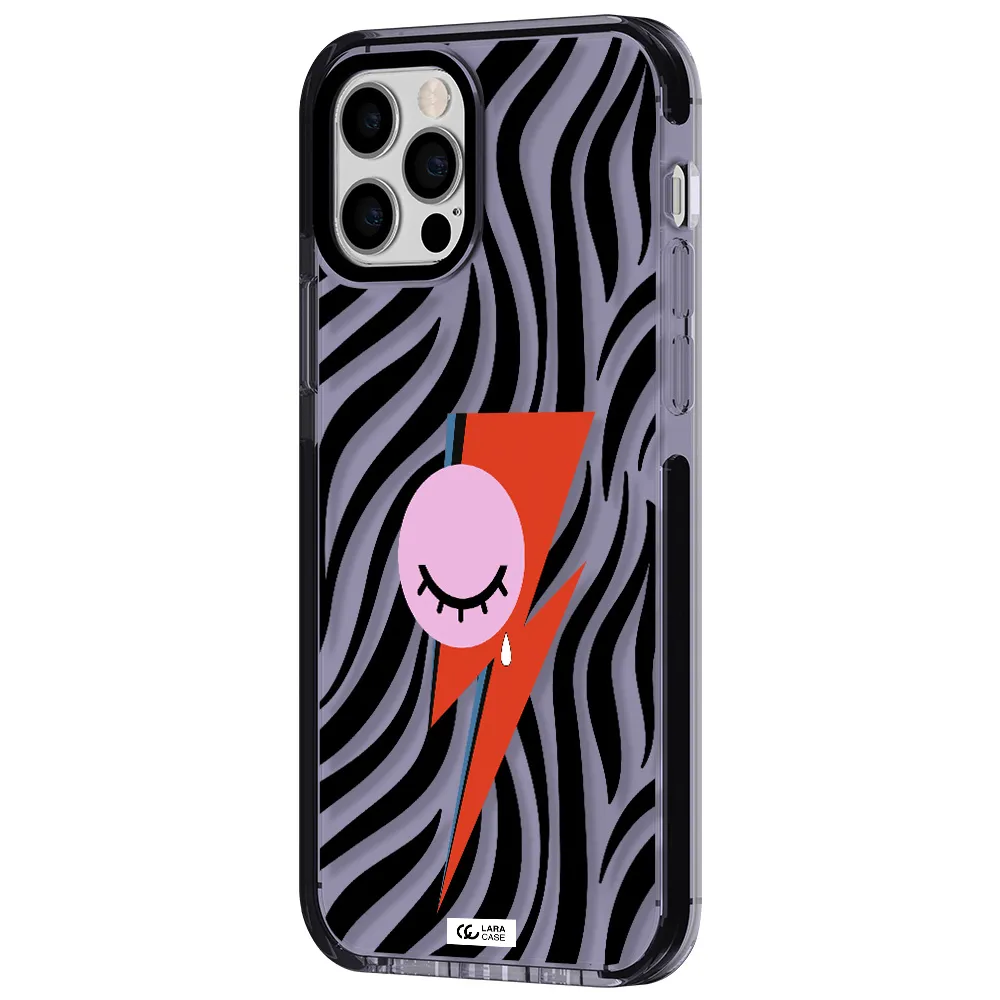 David Bowie Symbol Apple iPhone 12 pro impact Lilac Case