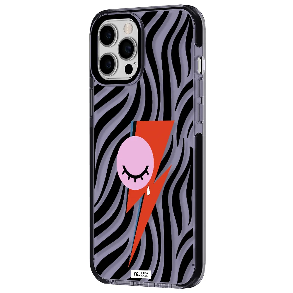 David Bowie Symbol Apple iPhone 12 pro max impact Lilac Case