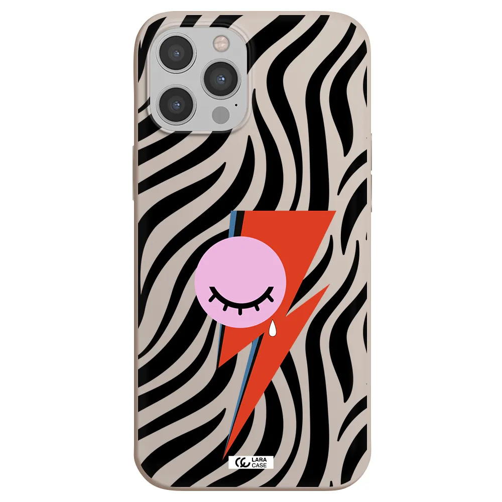 David Bowie Symbol Apple iPhone 12 pro max Silicone Stone Case