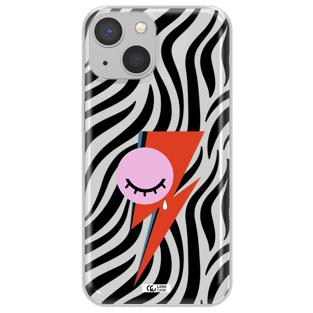 David Bowie Symbol Apple iPhone 13 Clear TPU Case