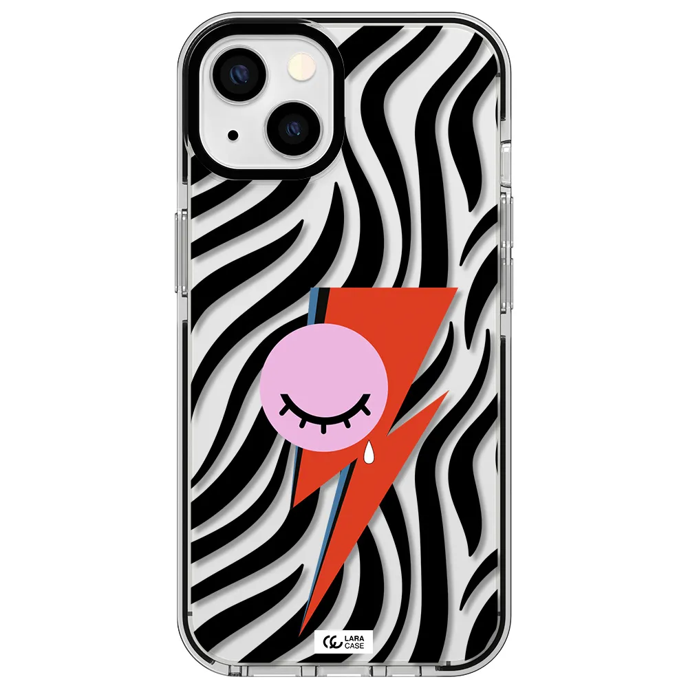 David Bowie Symbol Apple iPhone 13 impact black border Case