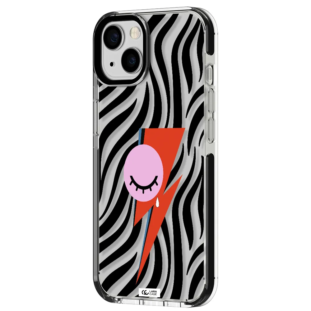 David Bowie Symbol Apple iPhone 13 impact black border Case