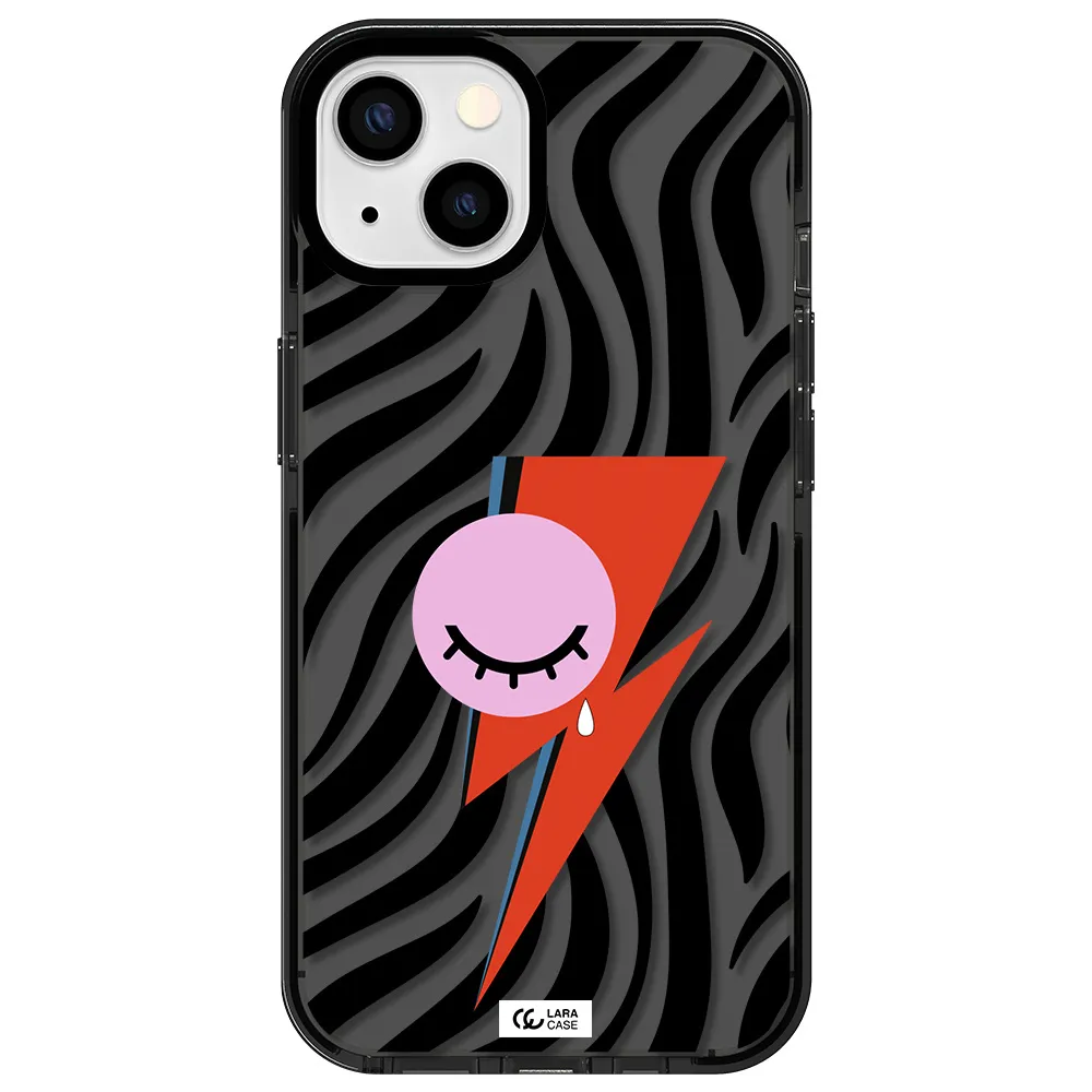 David Bowie Symbol Apple iPhone 13 impact Smoke Black Case