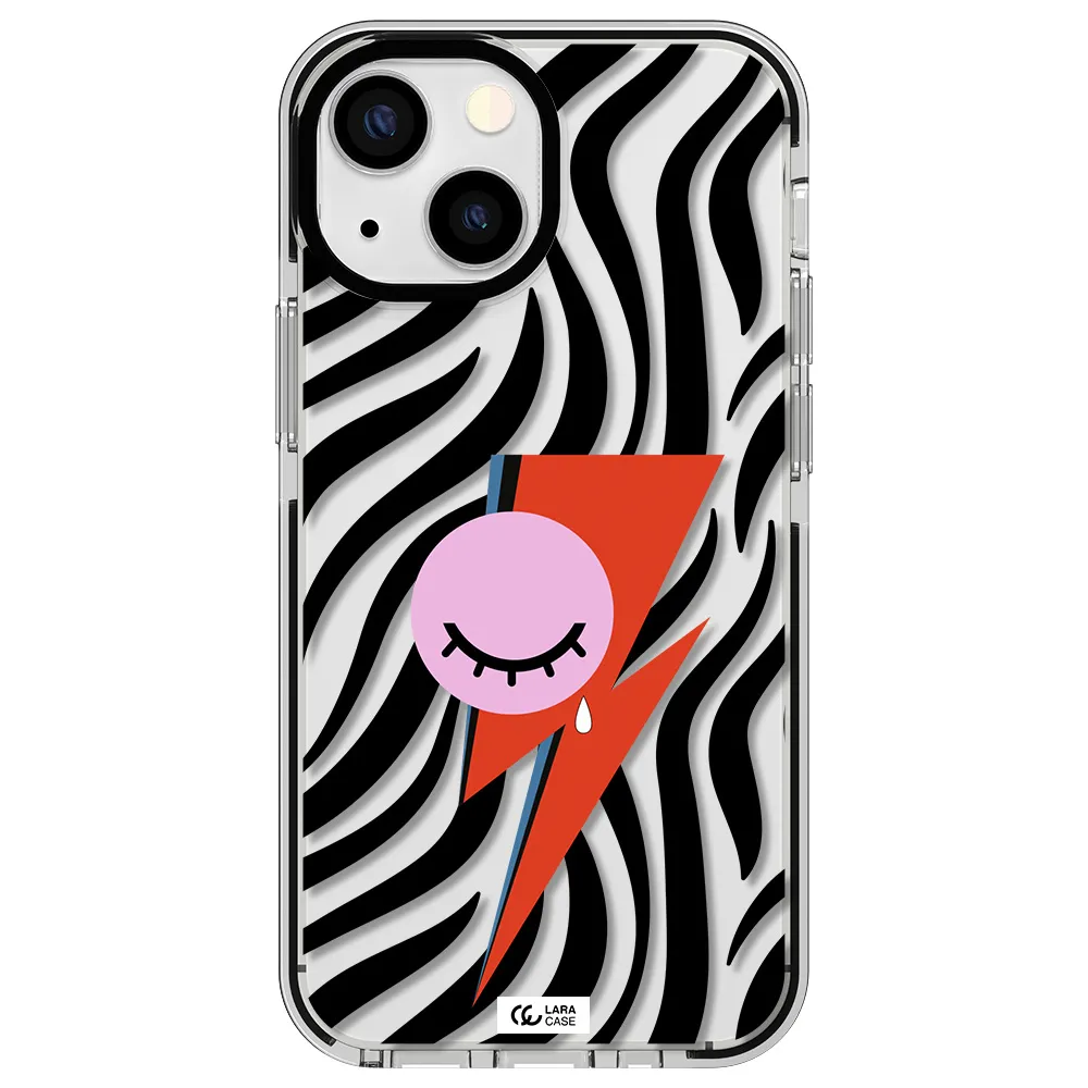 David Bowie Symbol Apple iPhone 13 mini impact black border Case