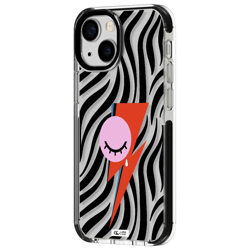 David Bowie Symbol Apple iPhone 13 mini impact black border Case