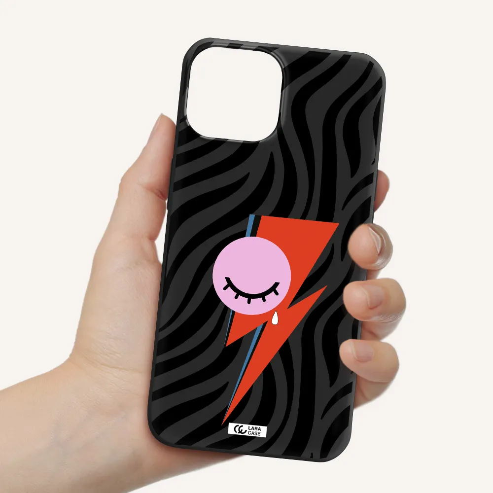 David Bowie Symbol Apple iPhone 13 mini Silicone black Case