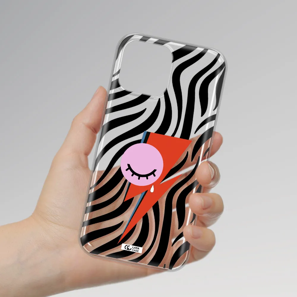 David Bowie Symbol Apple iPhone 13 Pro Clear TPU Case