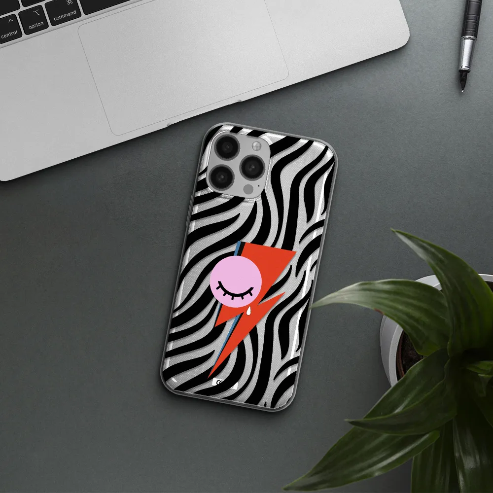 David Bowie Symbol Apple iPhone 13 Pro Clear TPU Case