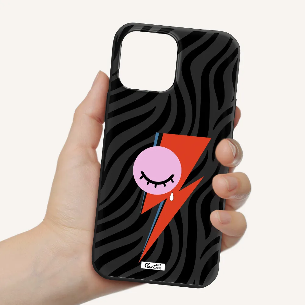 David Bowie Symbol Apple iPhone 13 Pro Max Silicone black Case