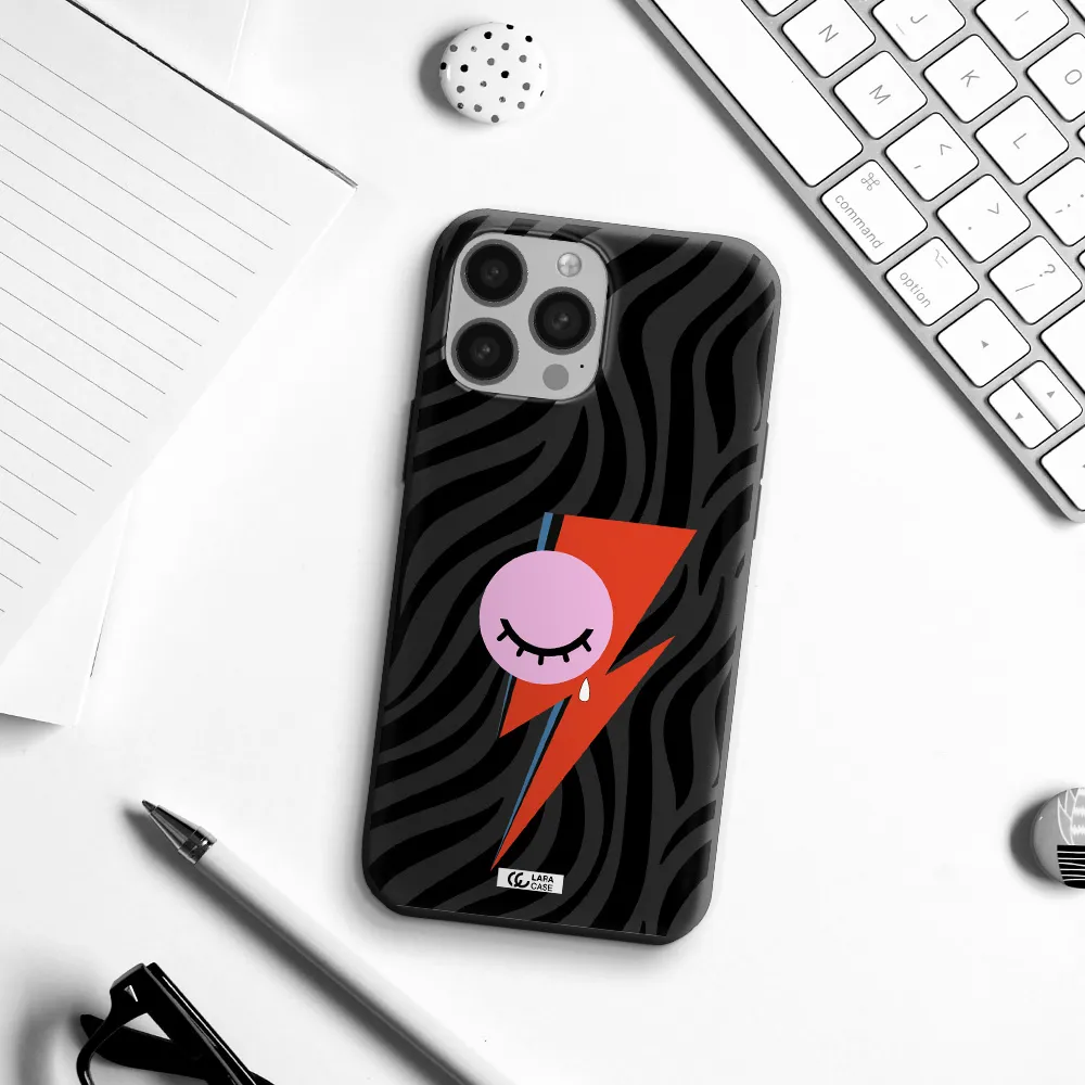 David Bowie Symbol Apple iPhone 13 Pro Max Silicone black Case