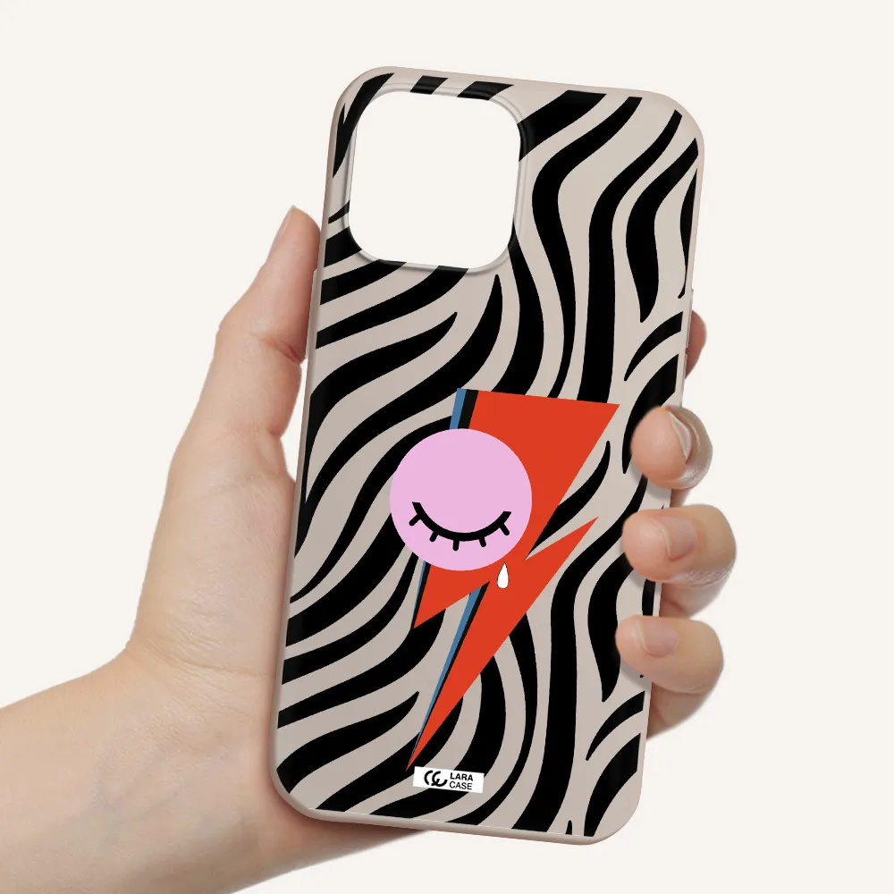 David Bowie Symbol Apple iPhone 13 Pro Max Silicone Stone Case