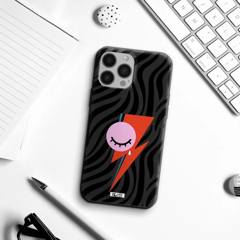 David Bowie Symbol Apple iPhone 13 Pro Silicone black Case