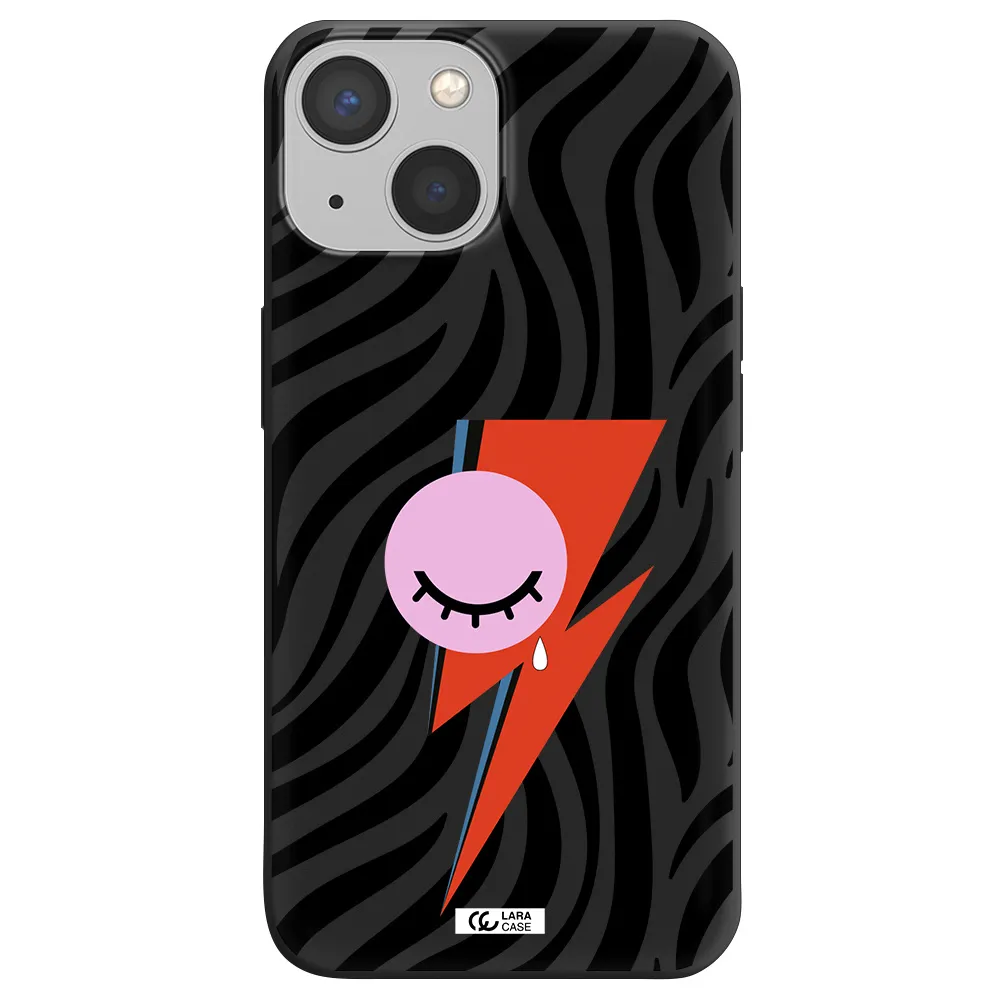 David Bowie Symbol Apple iPhone 13 Silicone black Case